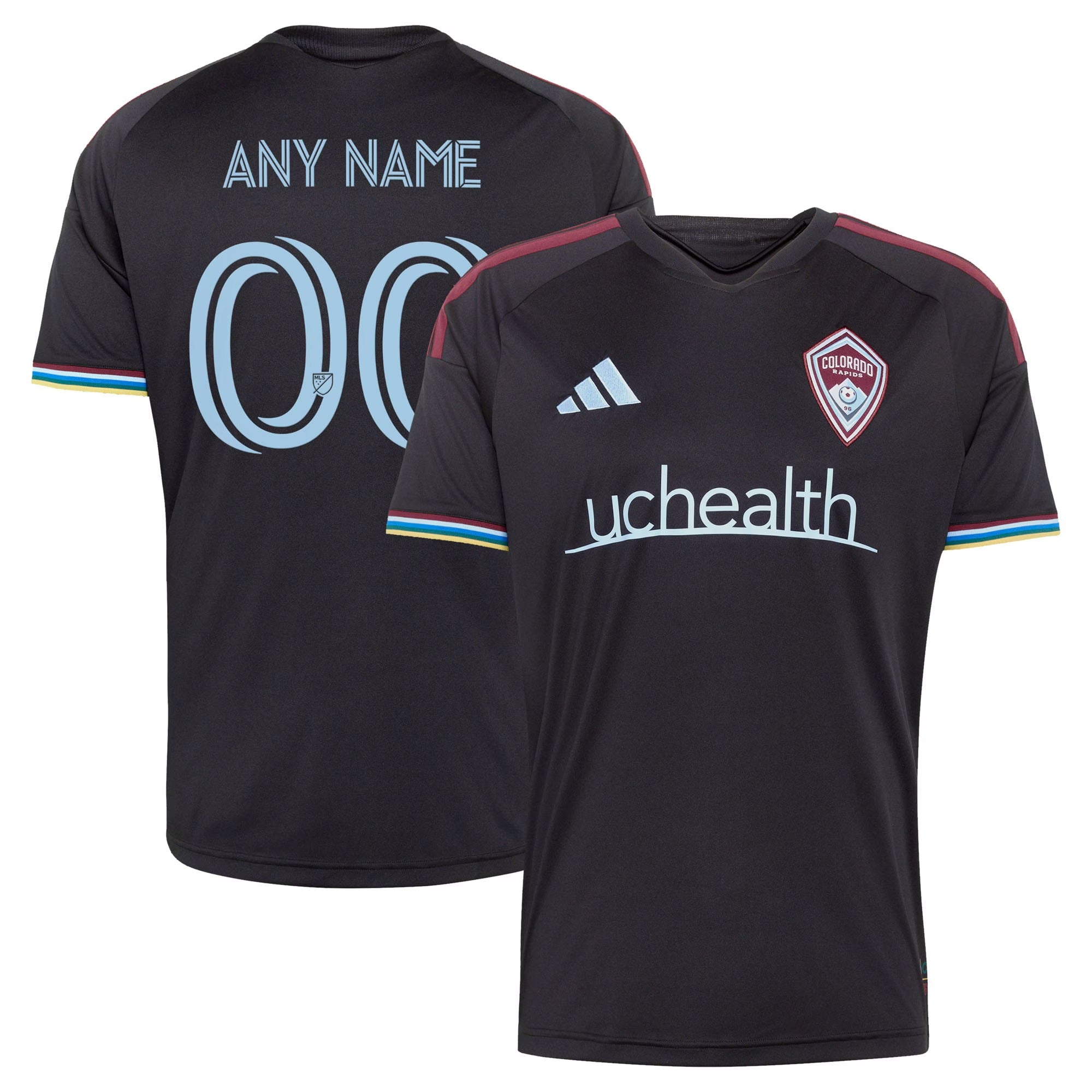 Custom 2026 Colorado Fan Soccer Jersey - Black