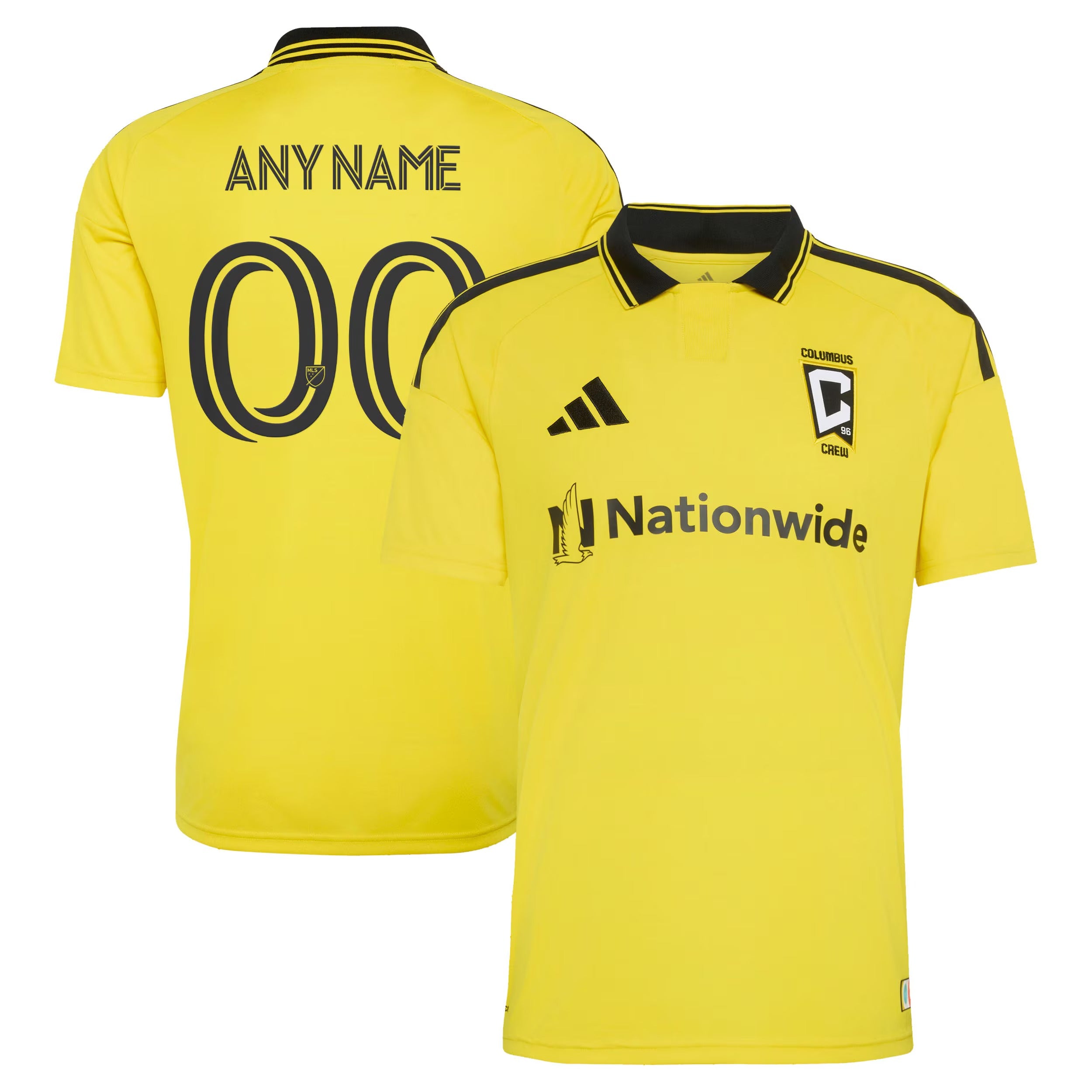 Custom 2026 Columbus Fan Soccer Jersey - Yellow