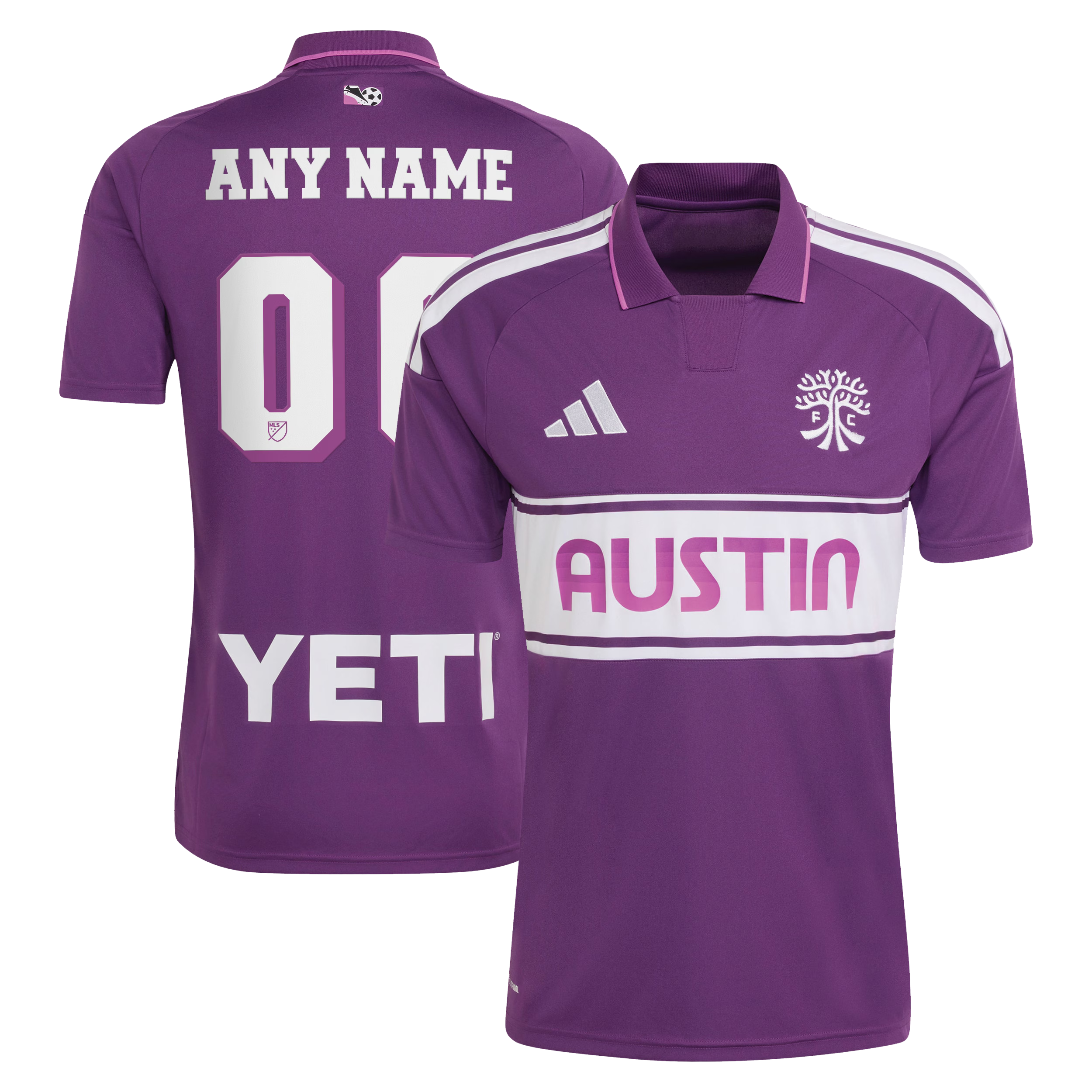 Custom Jersey 2026 Austin Fan Purple