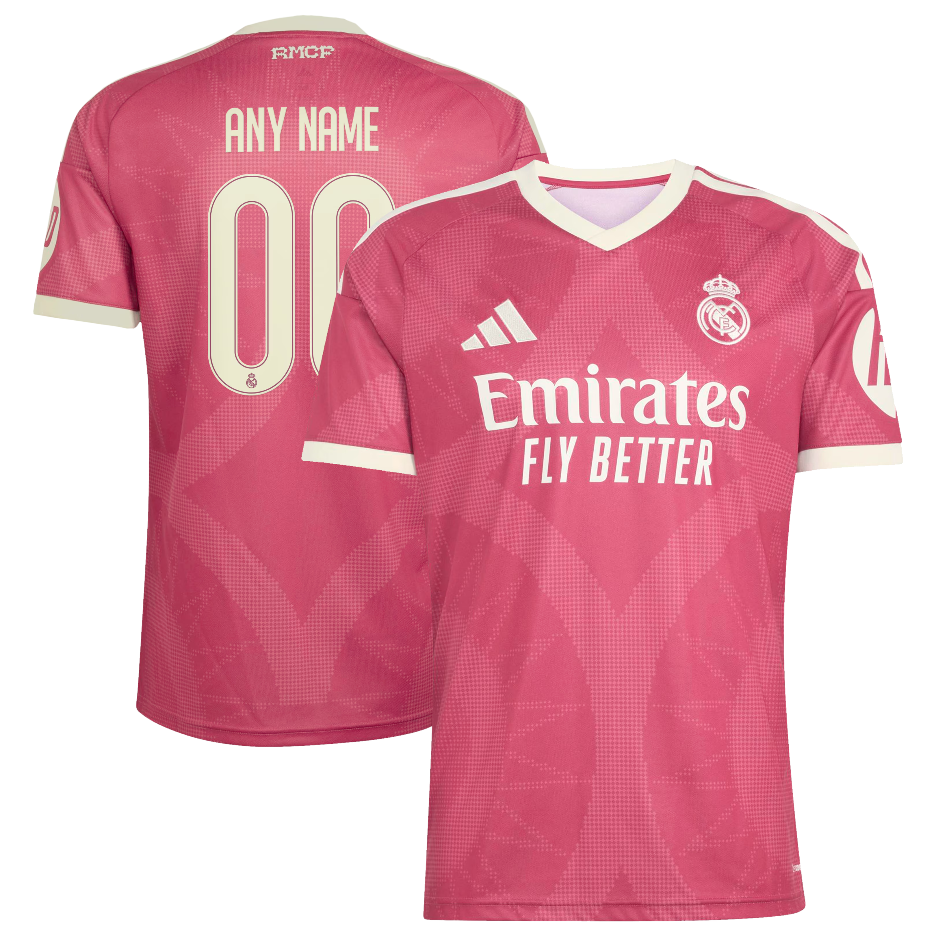 Custom Jersey 2026 Madrid Pink - Third