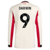 Darwin Núñez Liverpool adidas 2025/26 Away Long Sleeve Player Jersey - White