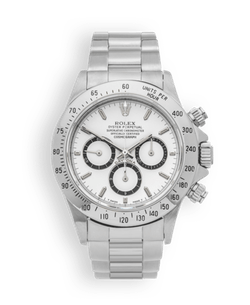 Selfika™ Men's Daytona Chronograph Watch 16520 White Dial 1.6"
