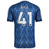 Declan Rice Arsenal adidas 2025/26 Away Player Jersey - Blue - Jersey Teams World