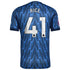 Declan Rice Arsenal adidas 2025/26 Away Player Jersey - Blue - Jersey Teams World