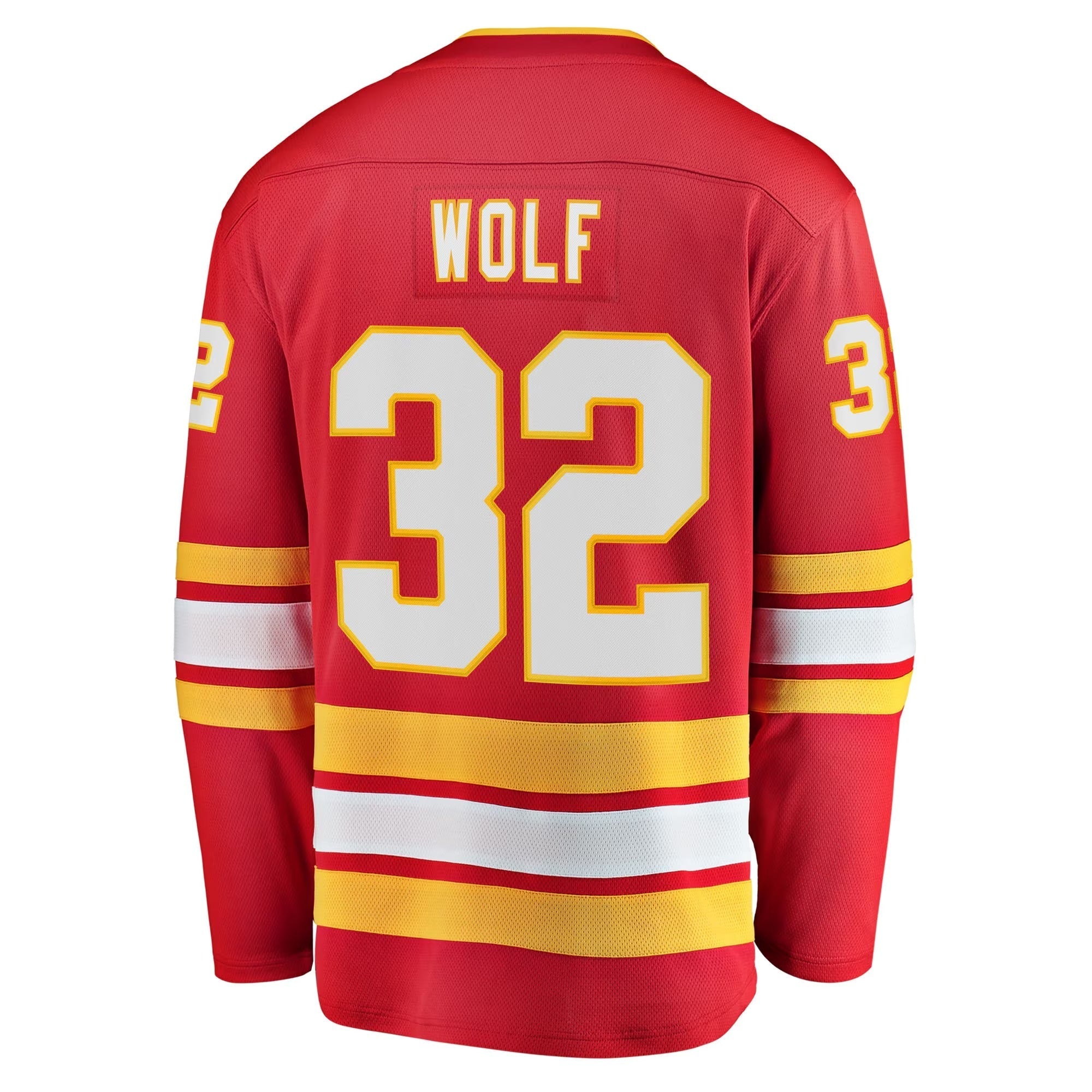 Dustin Wolf Calgary Flames Fanatics Home Breakaway Jersey – Red - Jersey Teams World