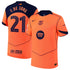 Frenkie de Jong Barcelona Selfika 2025/26 Third Player Jersey - Orange
