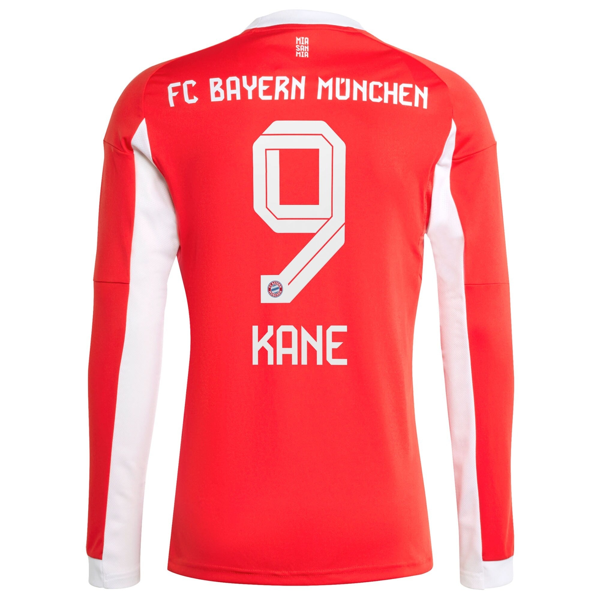 Harry Kane Bayern Munich Selfika 2025/26 Home Long Sleeve Jersey - Red