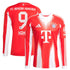 Harry Kane Bayern Munich Selfika 2025/26 Home Long Sleeve Jersey - Red