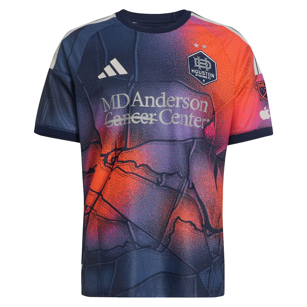 Houston Dynamo FC // adidas Héctor Herrera #16 Official 2026 Mission Control On-Field Patch Jersey – Blue - Jersey Teams World