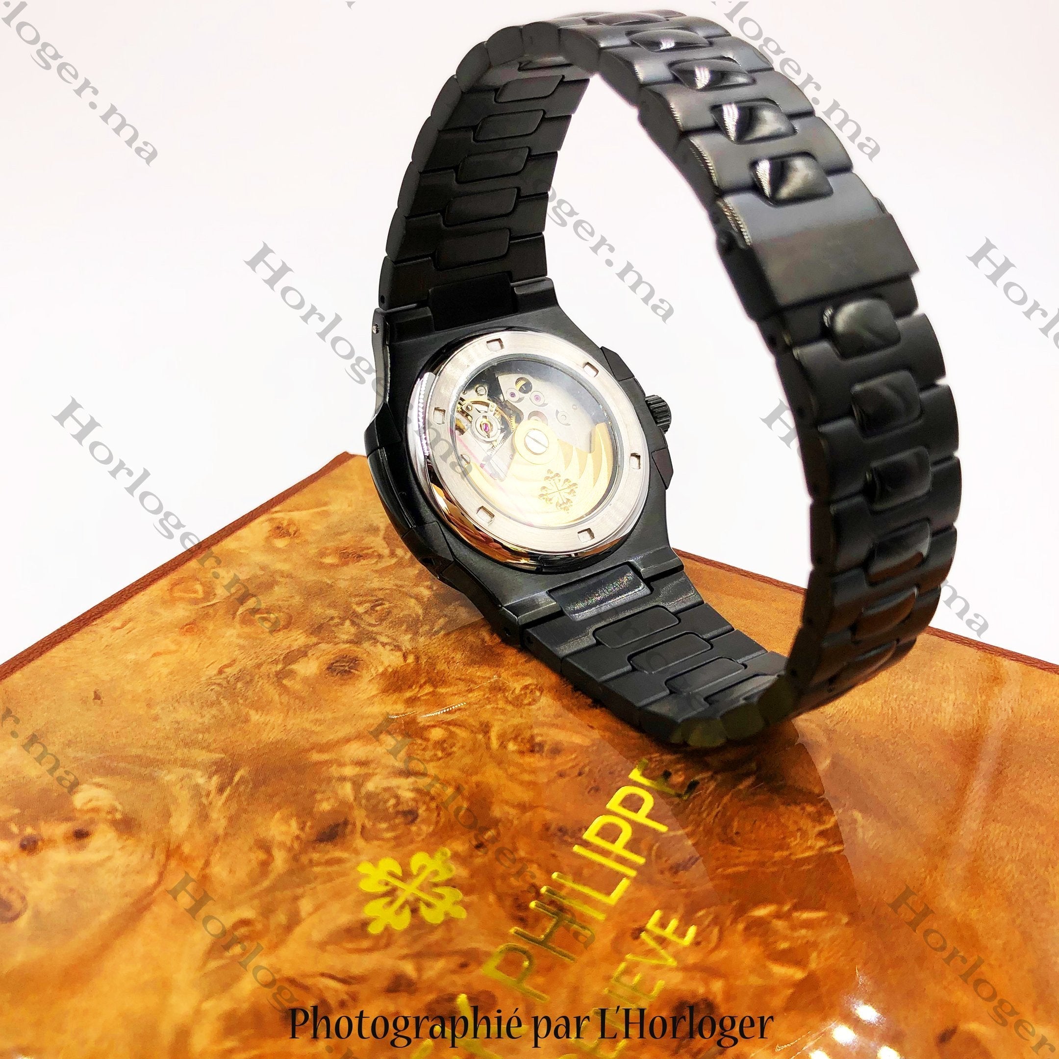 Selfika™ Men's Automatic Full Black Watch A384EAP