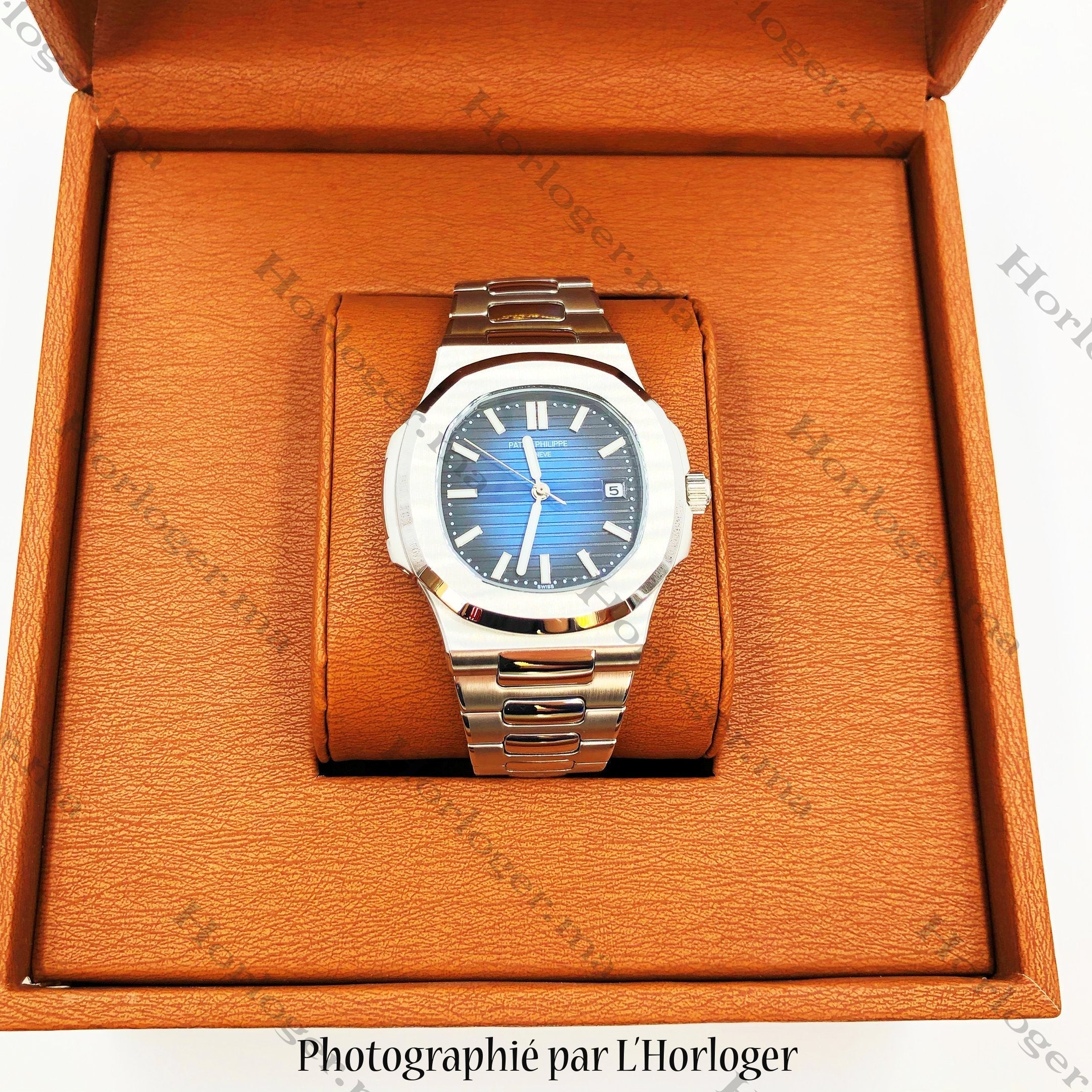 Selfika™ Men's Automatic Watch 1.6 in Blue Dial