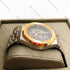 Selfika™ Royal Oak Golden Silver Transparent Black Dial Watch