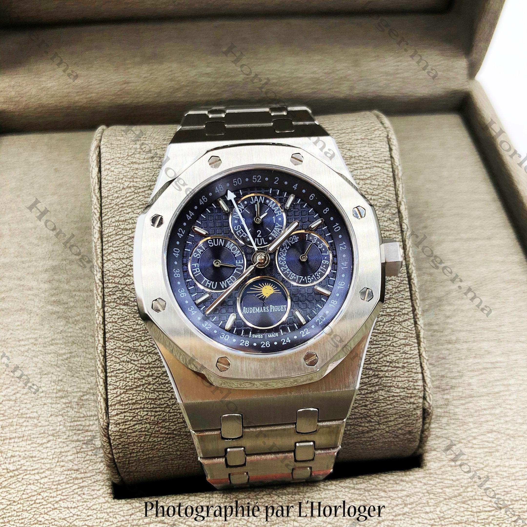 Selfika™ Men's Automatic Perpetual Calendar Watch 1.6 in
