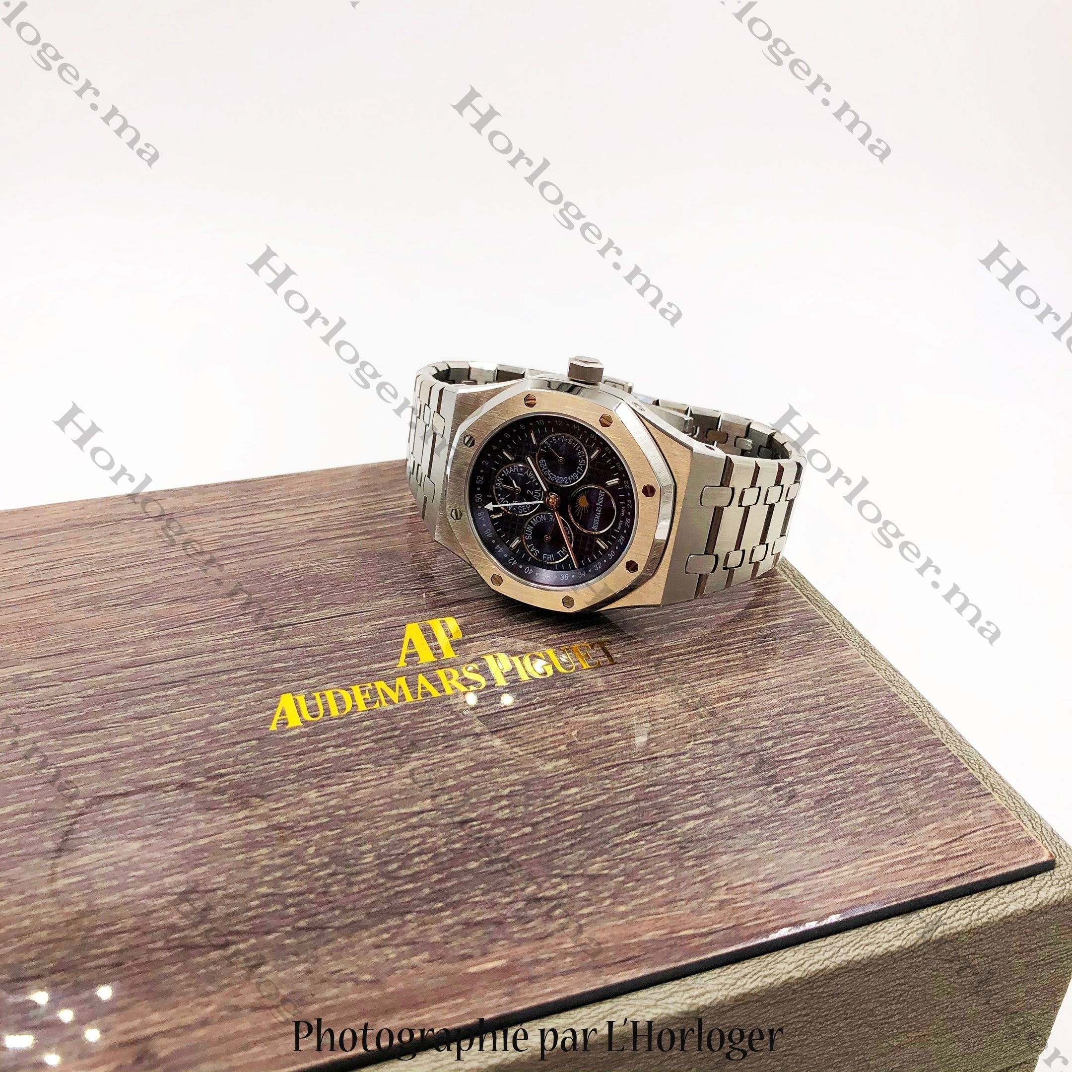 Selfika™ Men's Automatic Perpetual Calendar Watch 1.6 in