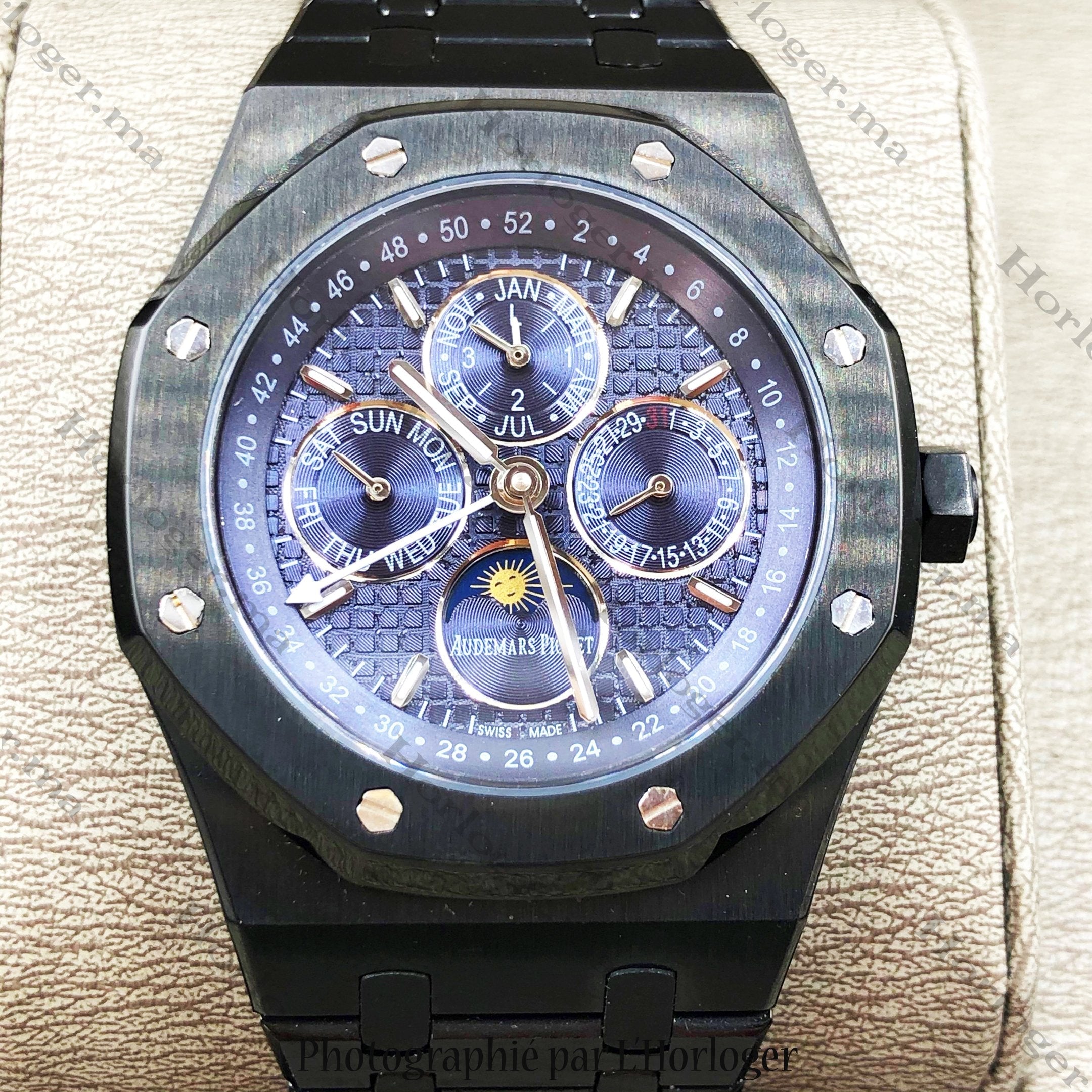 Selfika™ Men's Perpetual Calendar Automatic Steel Watch