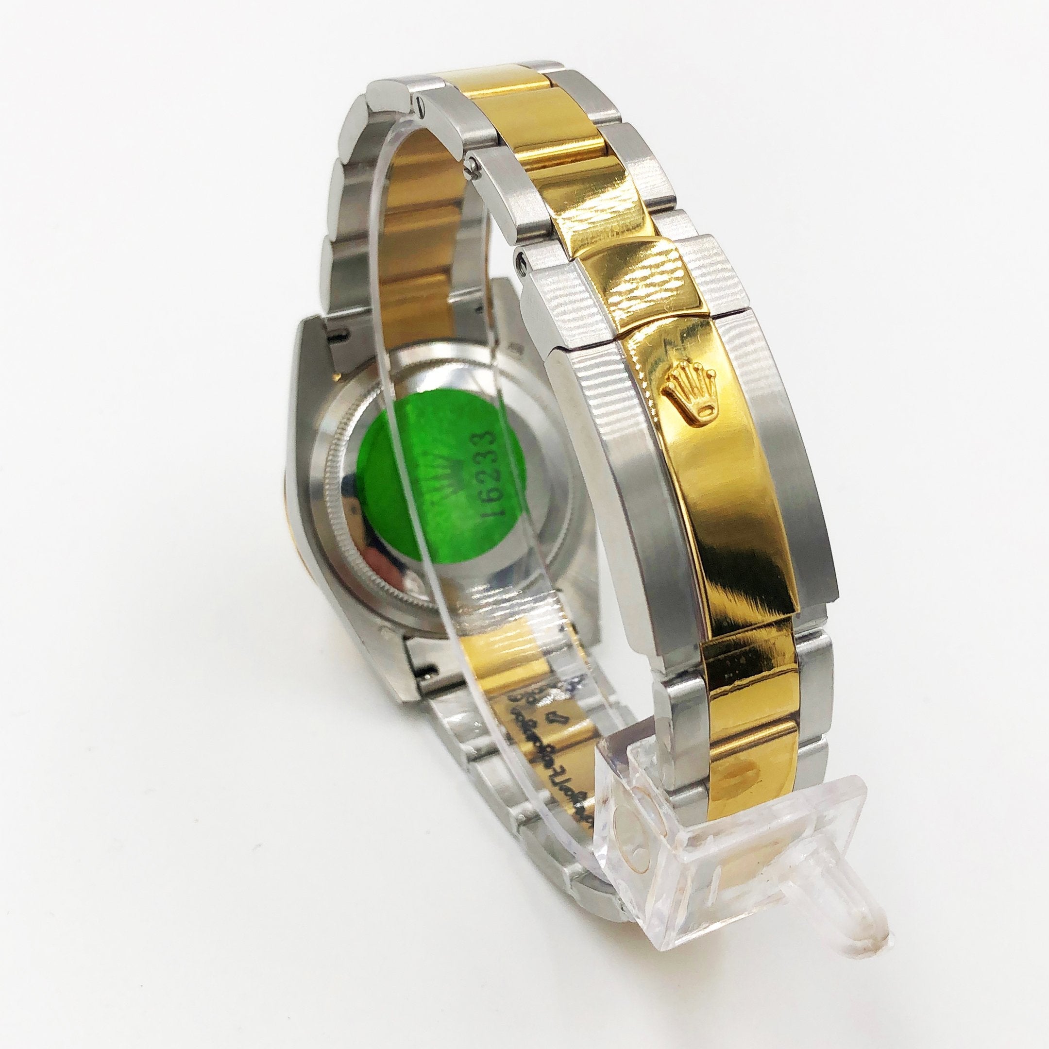 Selfika™ Datejust Oyster Automatic Watch Golden Silver Hebrew