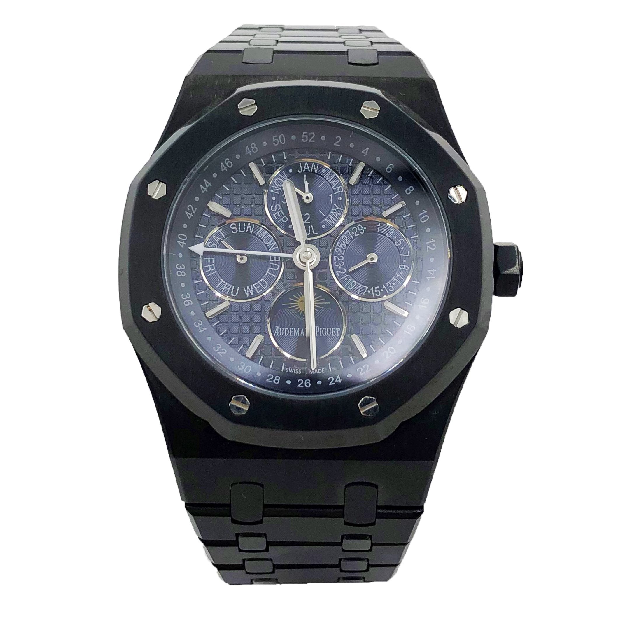Selfika™ Men's Perpetual Calendar Automatic Steel Watch