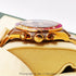 Selfika™ Daytona Rose Gold Rainbow Diamond Watch