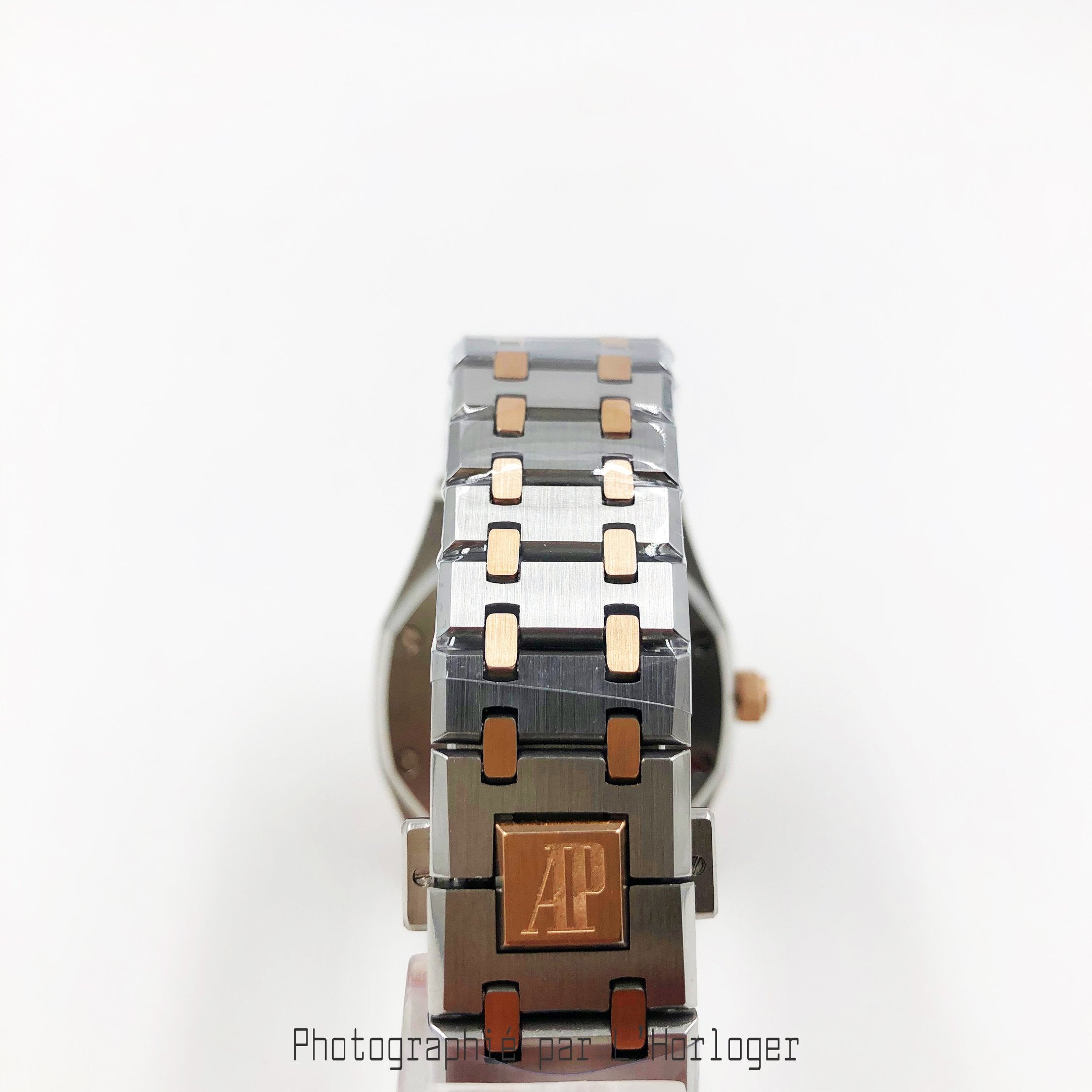 Selfika™ Men's Two-Tone Blue Dial Automatic Watch 1.6 in