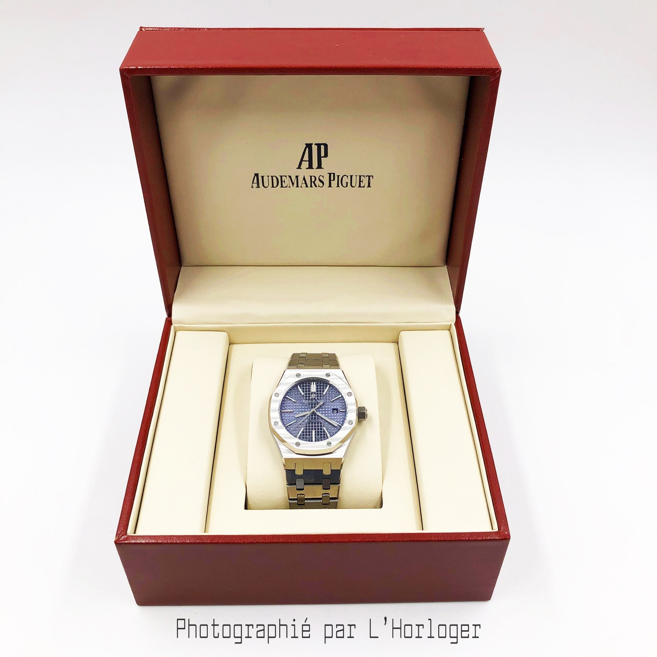 Selfika™ Men's Automatic Royal Oak Watch 1.6 in Blue Dial