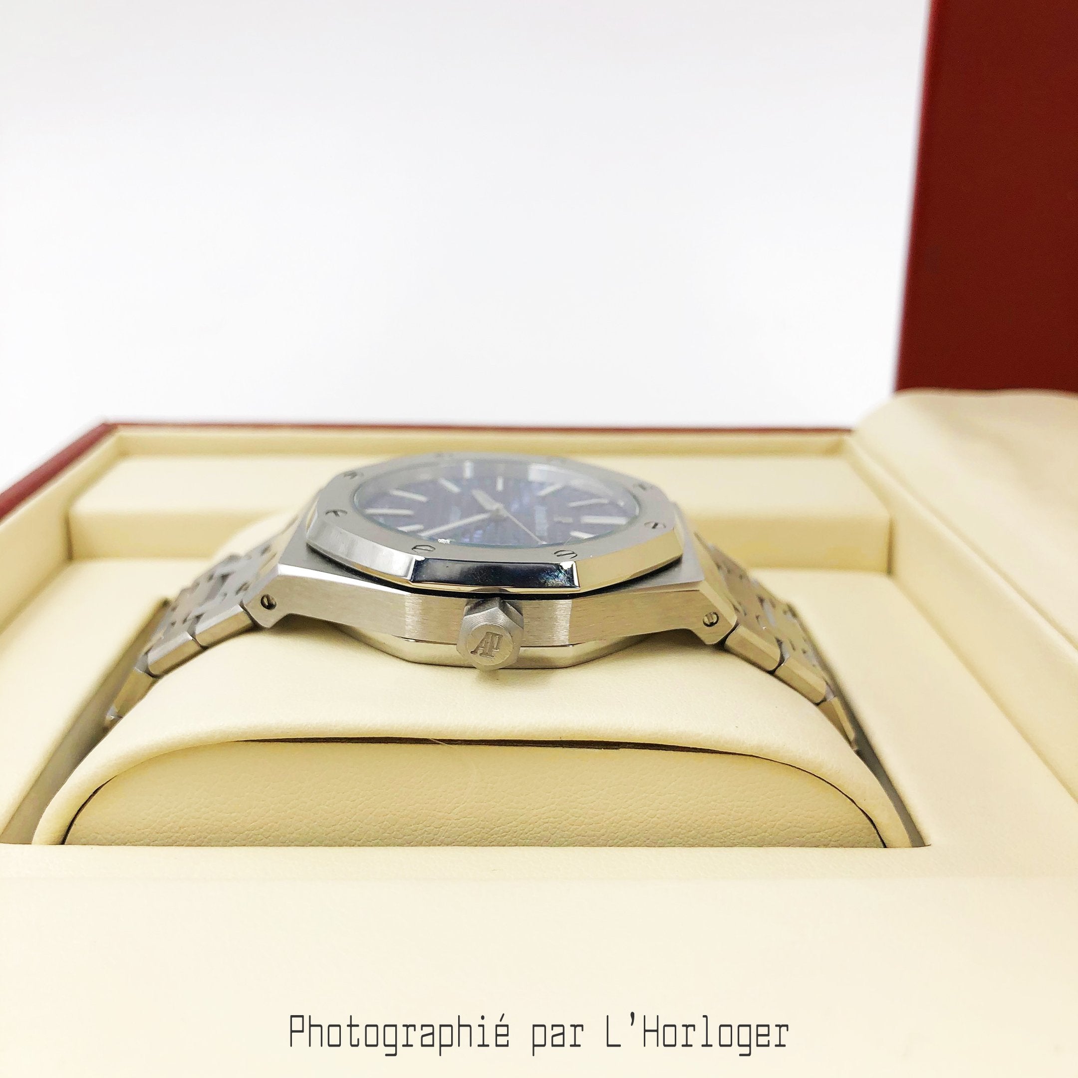 Selfika™ Men's Automatic Royal Oak Watch 1.6 in Blue Dial