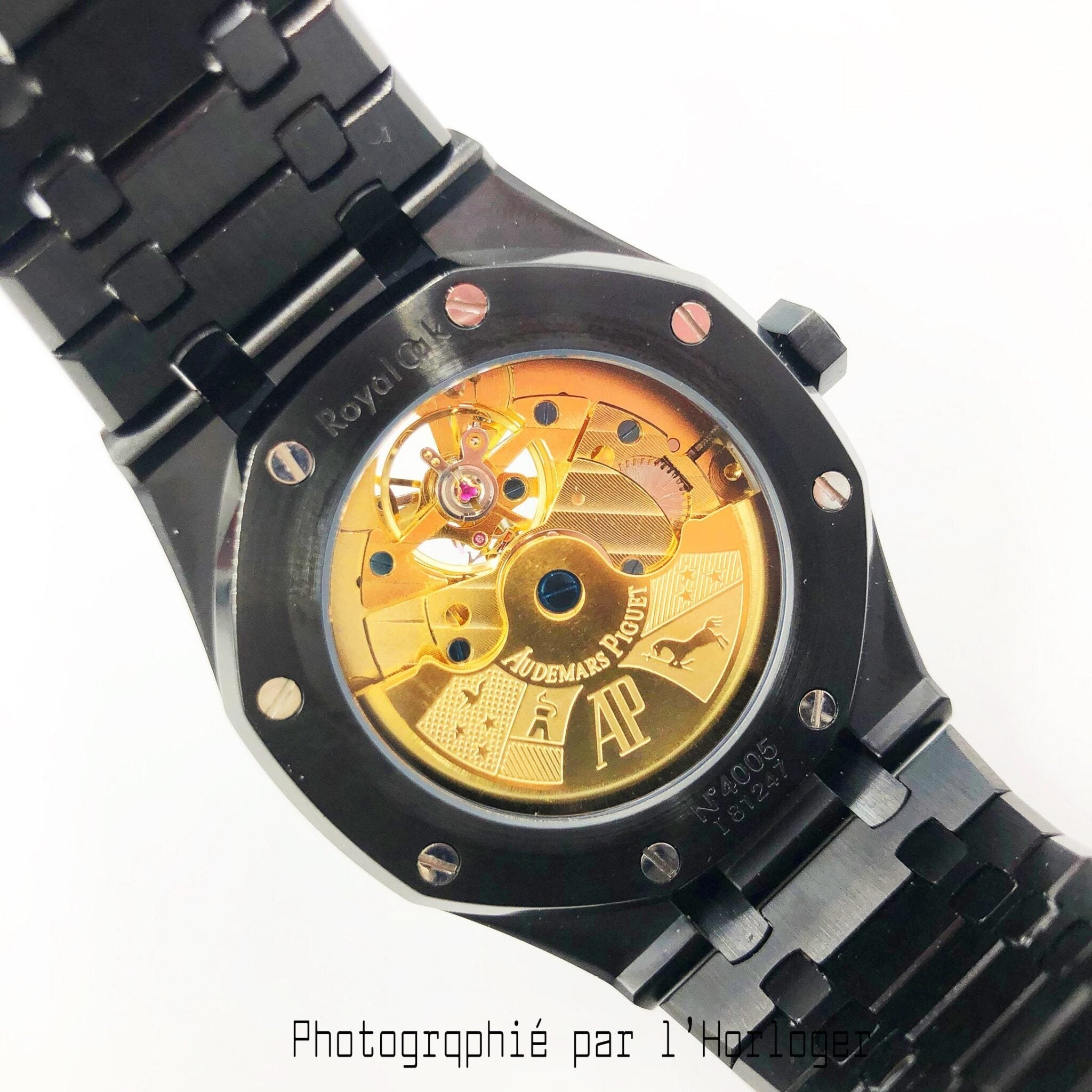 Selfika™ Men's Royal Oak Tourbillon Extra-Plat Watch 1.6 in