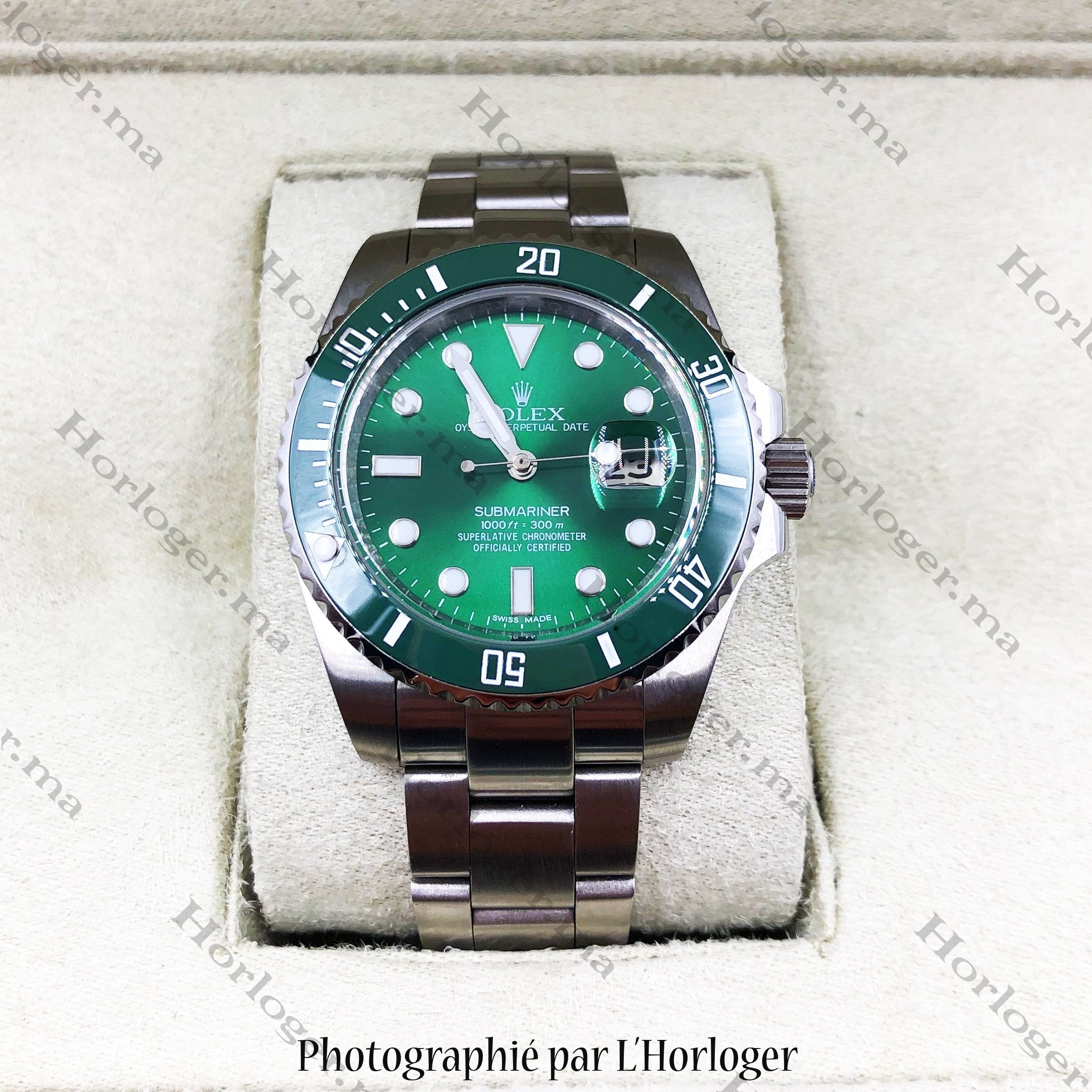 Selfika™ Men's Submariner Dive Watch 1.6 in