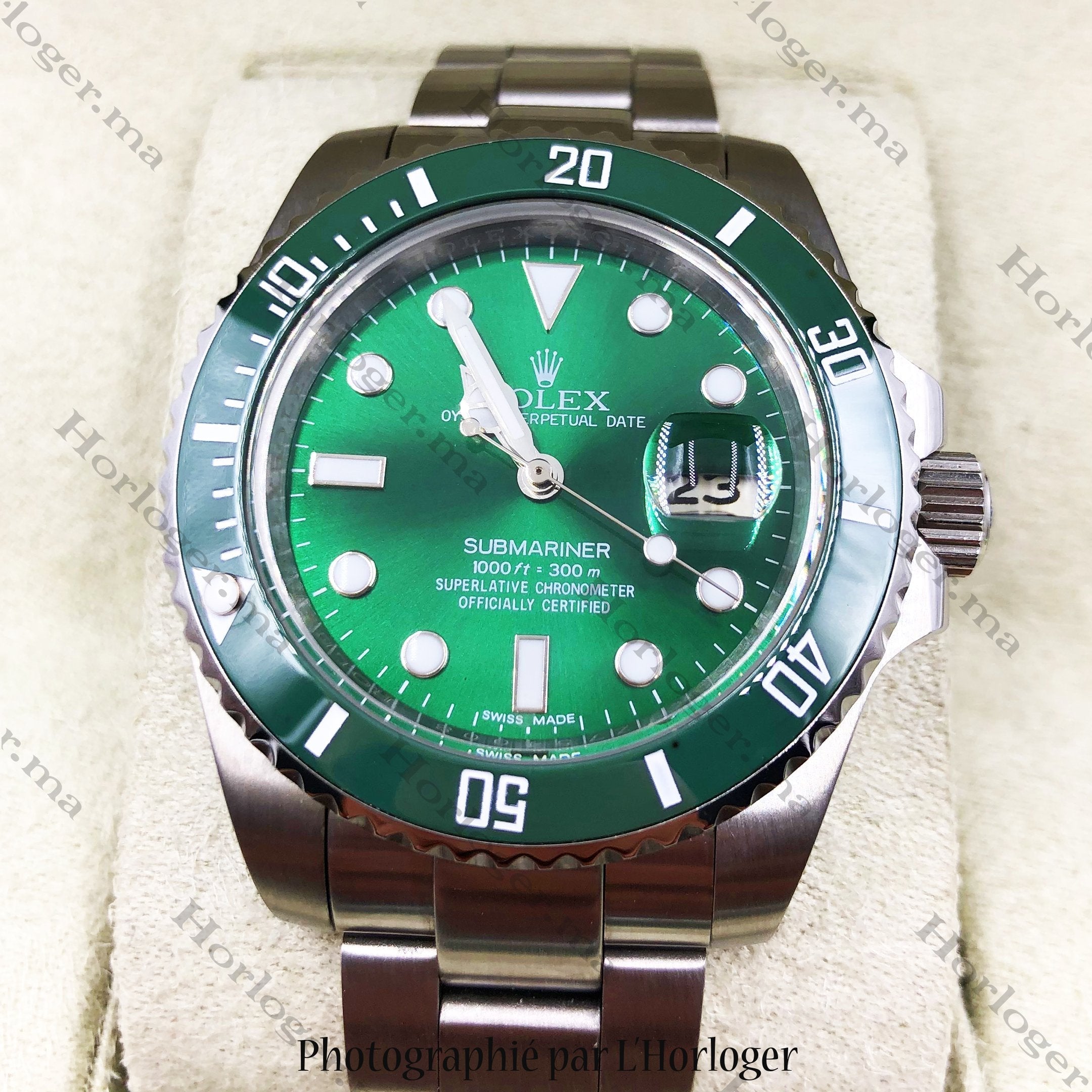 Selfika™ Men's Submariner Dive Watch 1.6 in
