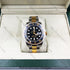 Selfika™ Men's Submariner Two Tone Black Dial Dive Watch 41mm