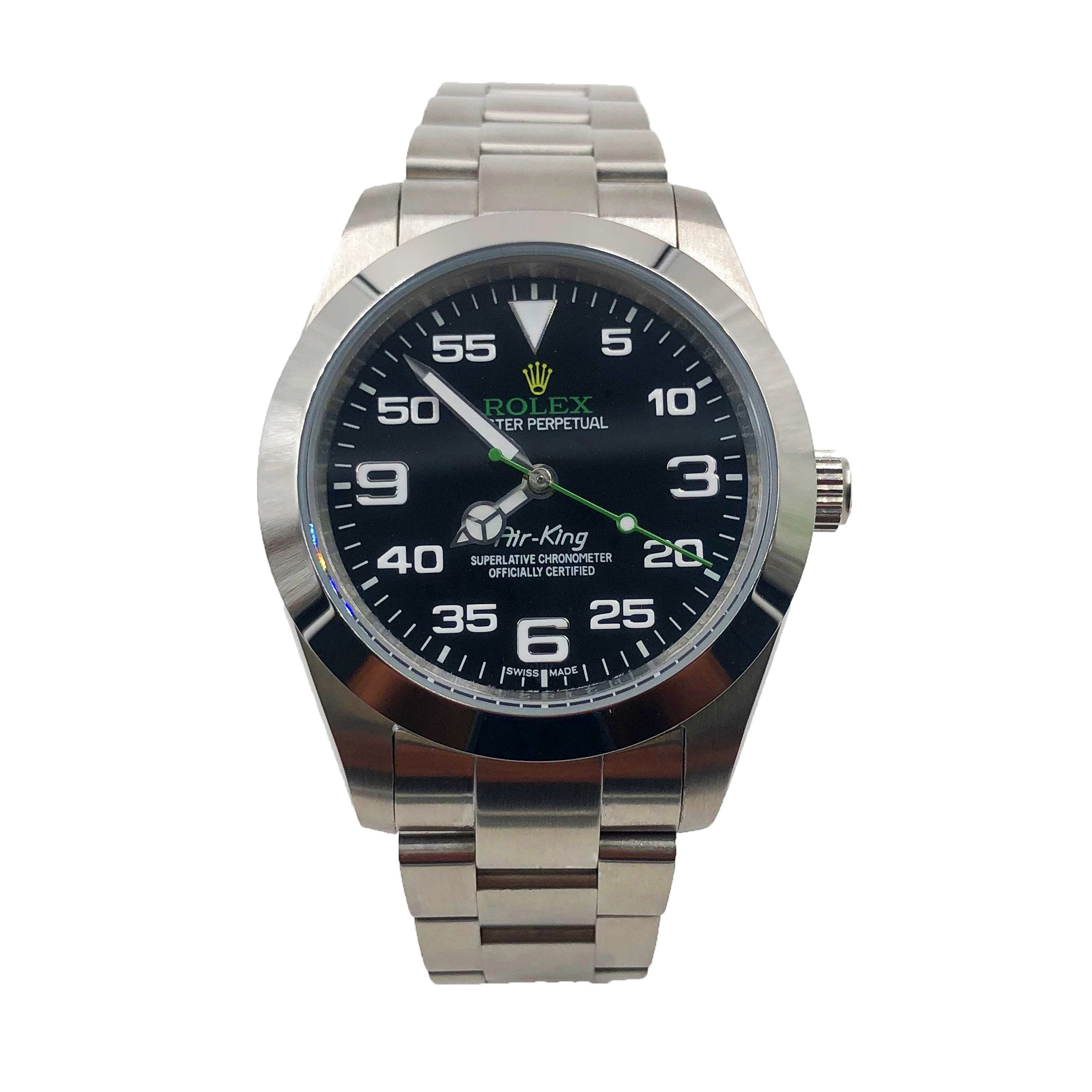 Selfika™ Men's Automatic Stainless Steel Black Dial Watch