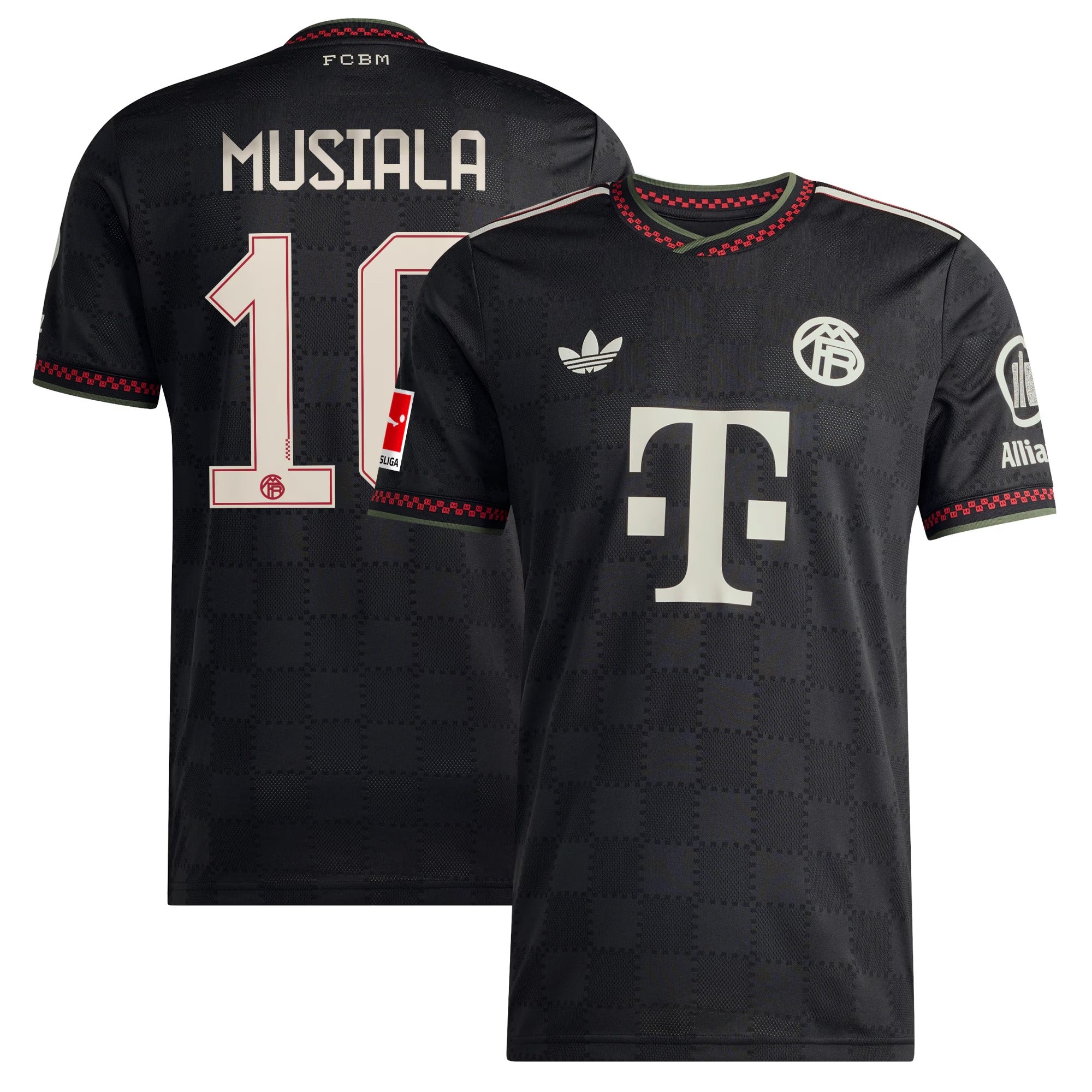 Jamal Musiala Bayern Munich Selfika 2025/26 Third Player Jersey - Black