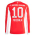 Jamal Musiala Bayern Munich Selfika Home 2025/26 Long Sleeve Player Jersey - Red