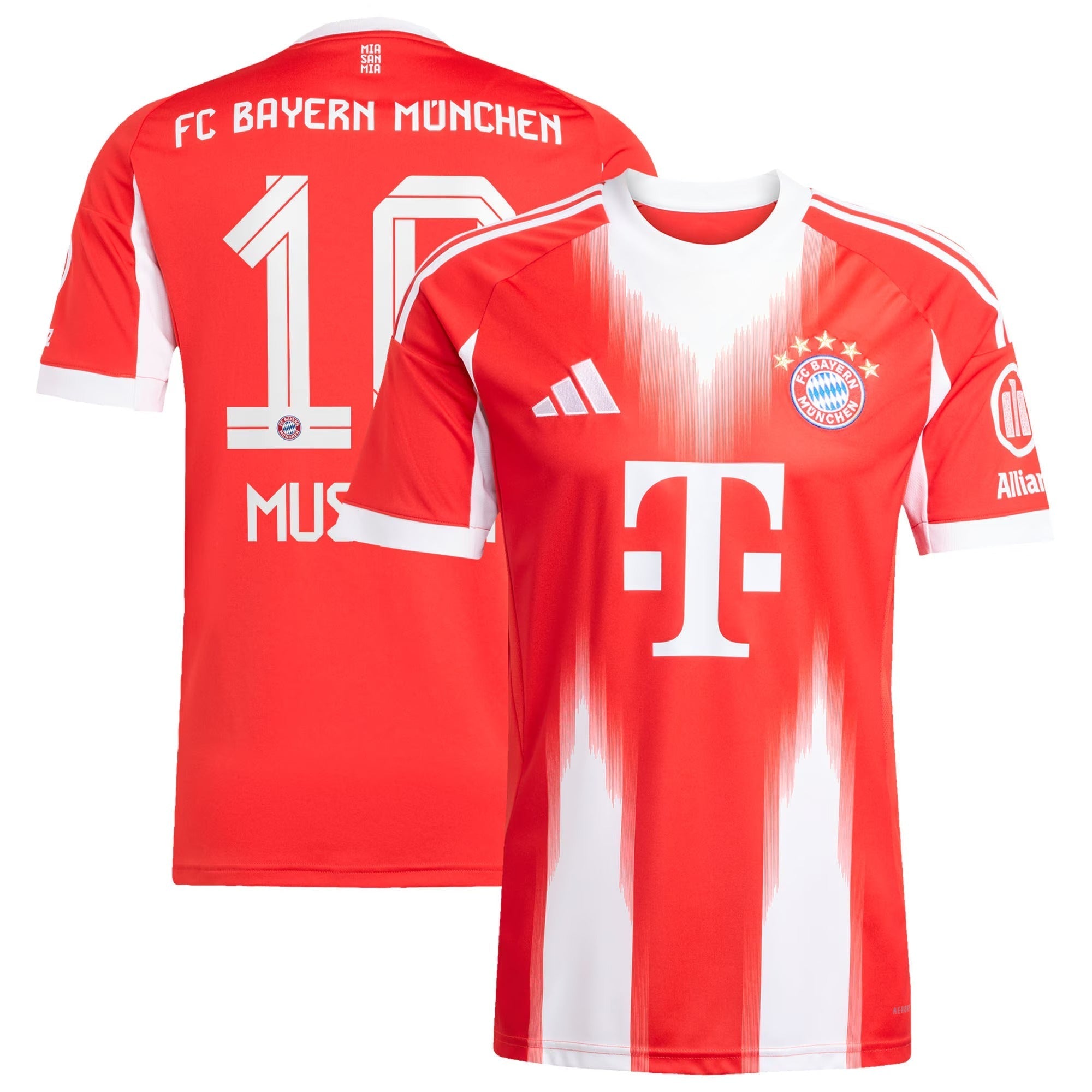 Jamal Musiala Bayern Munich Selfika Home 2025/26 Player Jersey - Red
