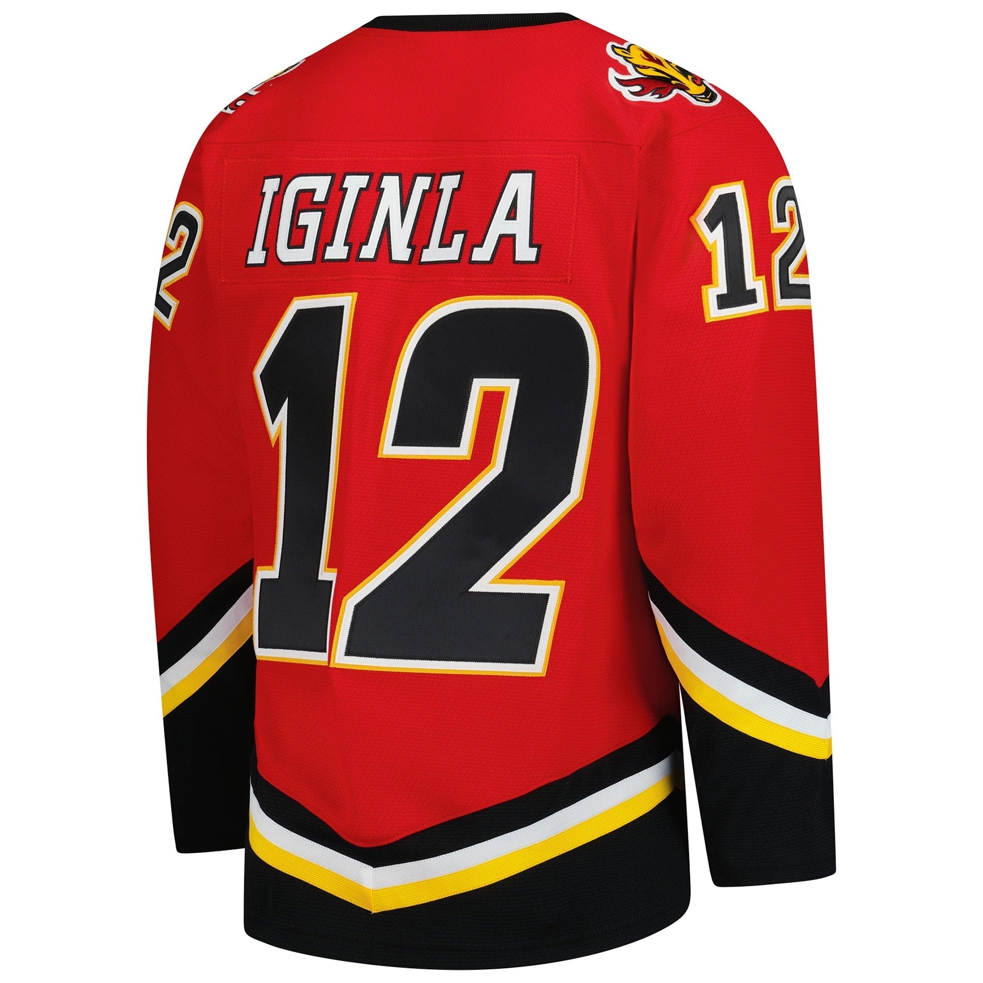 Jarome Iginla Calgary Flames Mitchell & Ness 2003-04 Power Play Jersey – Red - Jersey Teams World