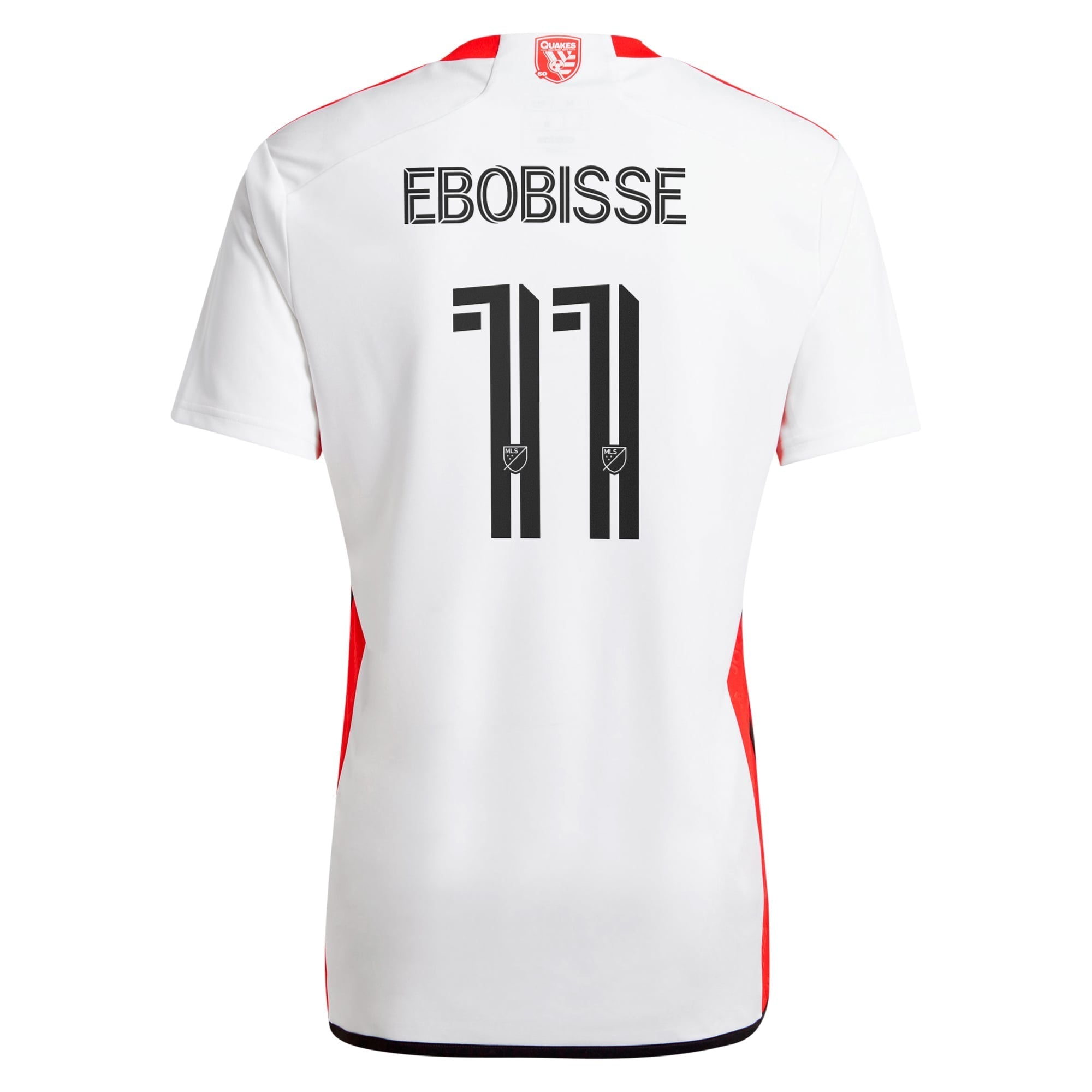 Jeremy Ebobisse San Jose Earthquakes adidas 2024 The 50 Kit Player Jersey - White - Jersey Teams World