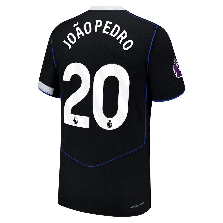 João Pedro Chelsea Selfika 2025/26 Third Player Jersey - Black