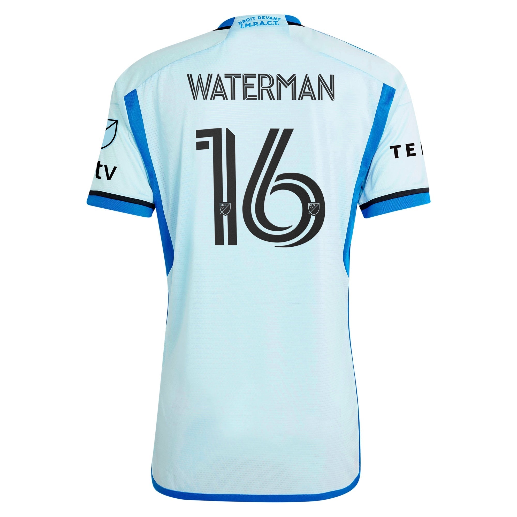 Joel Waterman CF Montreal - 2024 La Main Player Jersey – Light Blue