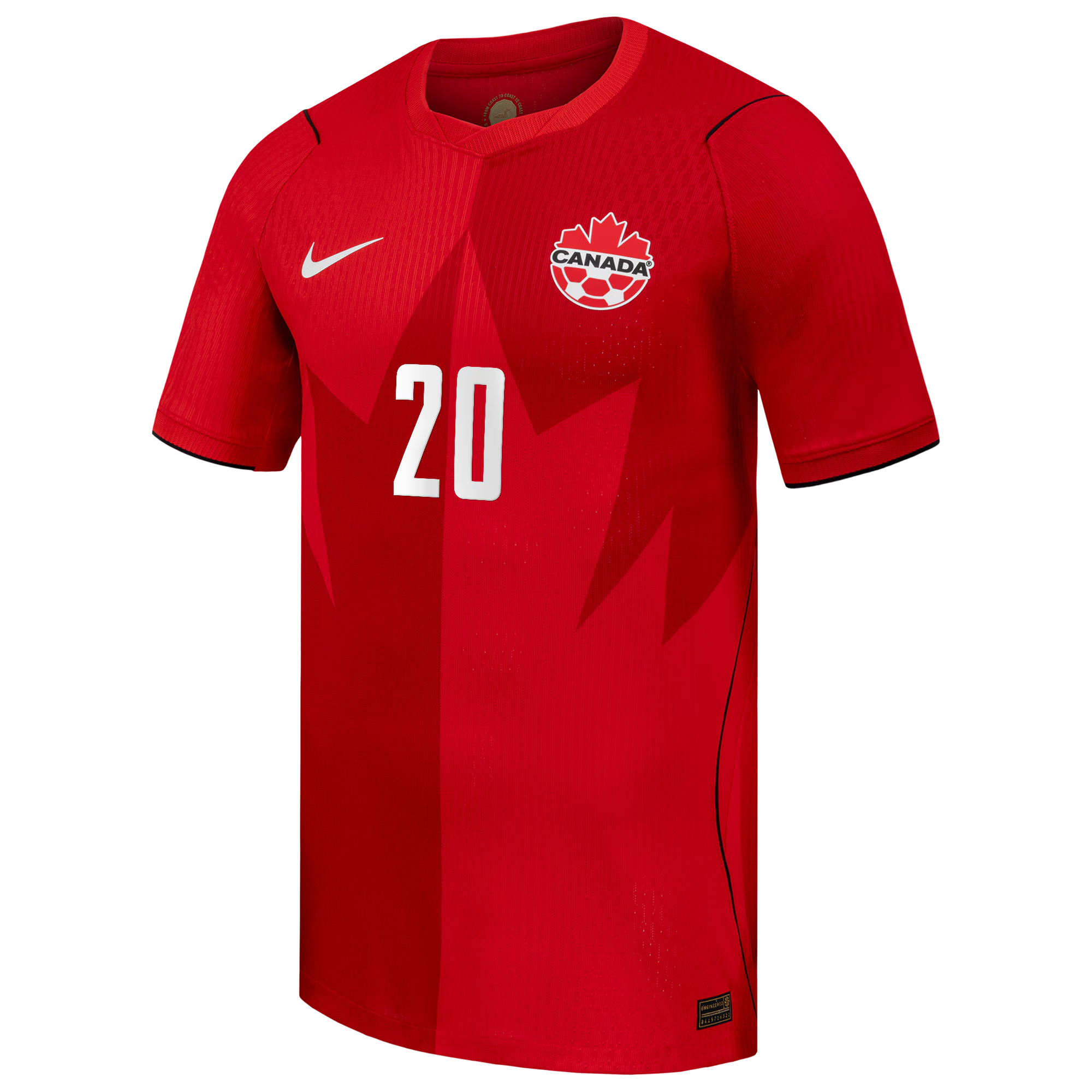 Jonathan David Canada Soccer Nike 2026 Home Match Authentic Jersey - Red - Jersey Teams World