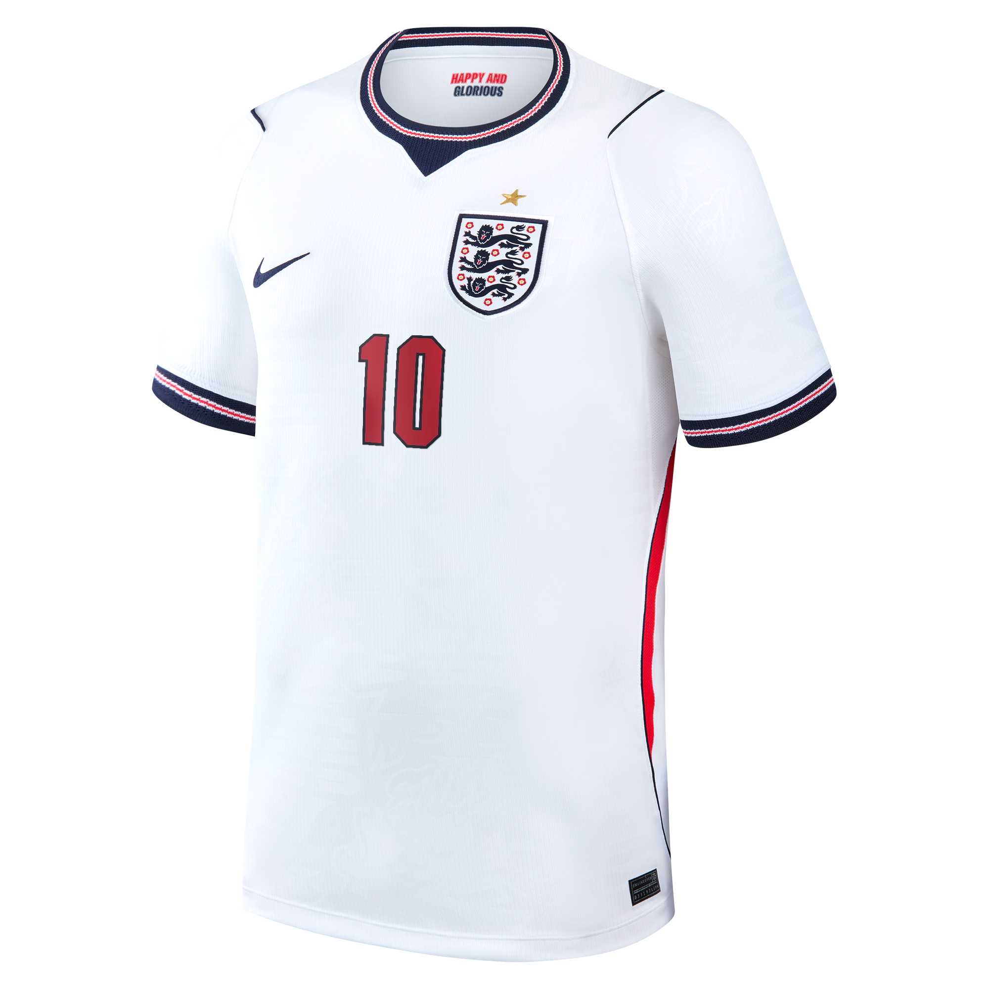 Jude Bellingham England National Team Nike 2026 Home Stadium Replica Jersey - White - Jersey Teams World