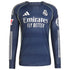 Jude Bellingham Real Madrid adidas 2025/26 Away Long Sleeve Player Jersey - Blue - Jersey Teams World