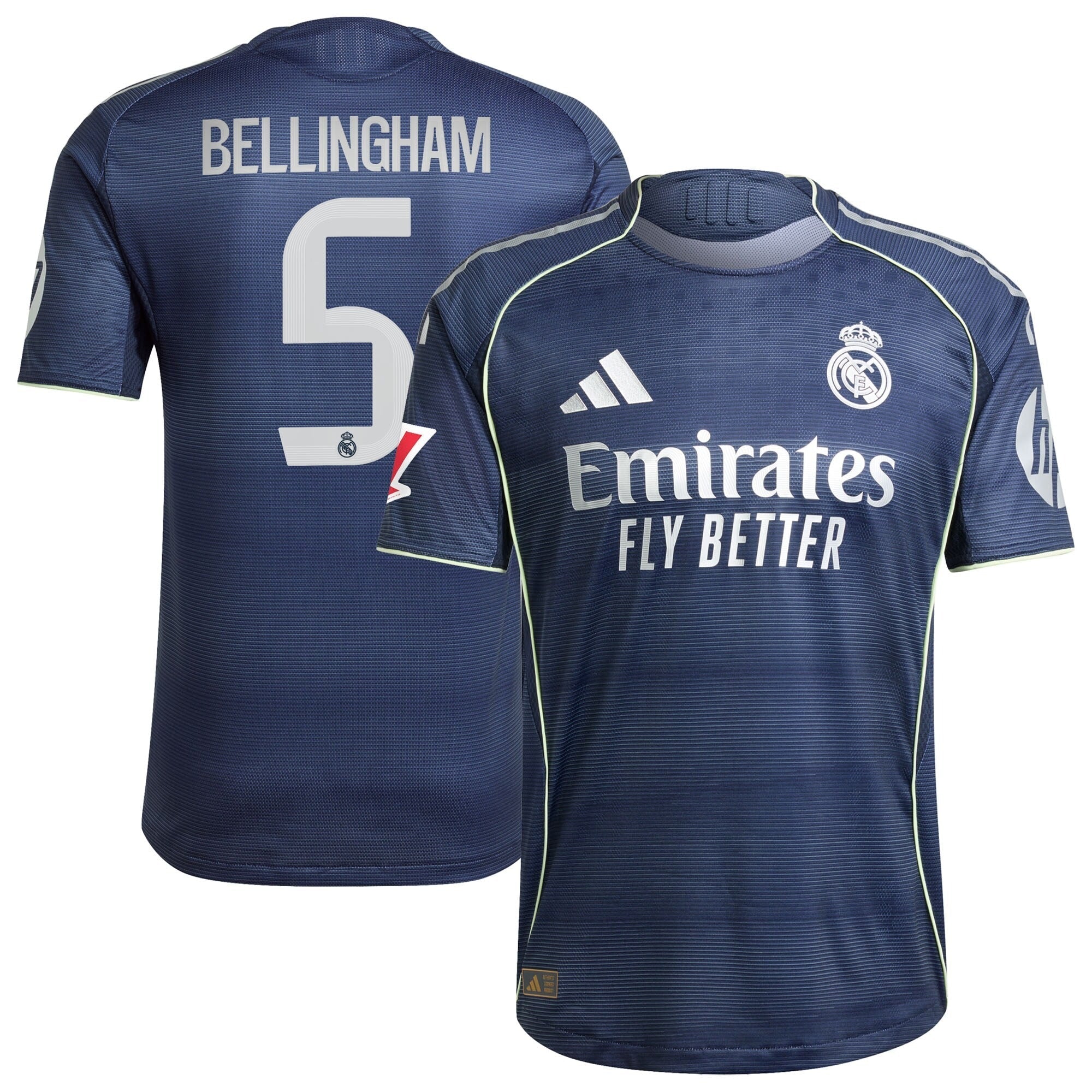 Jude Bellingham Real Madrid Selfika 2025/26 Away Player Jersey - Blue