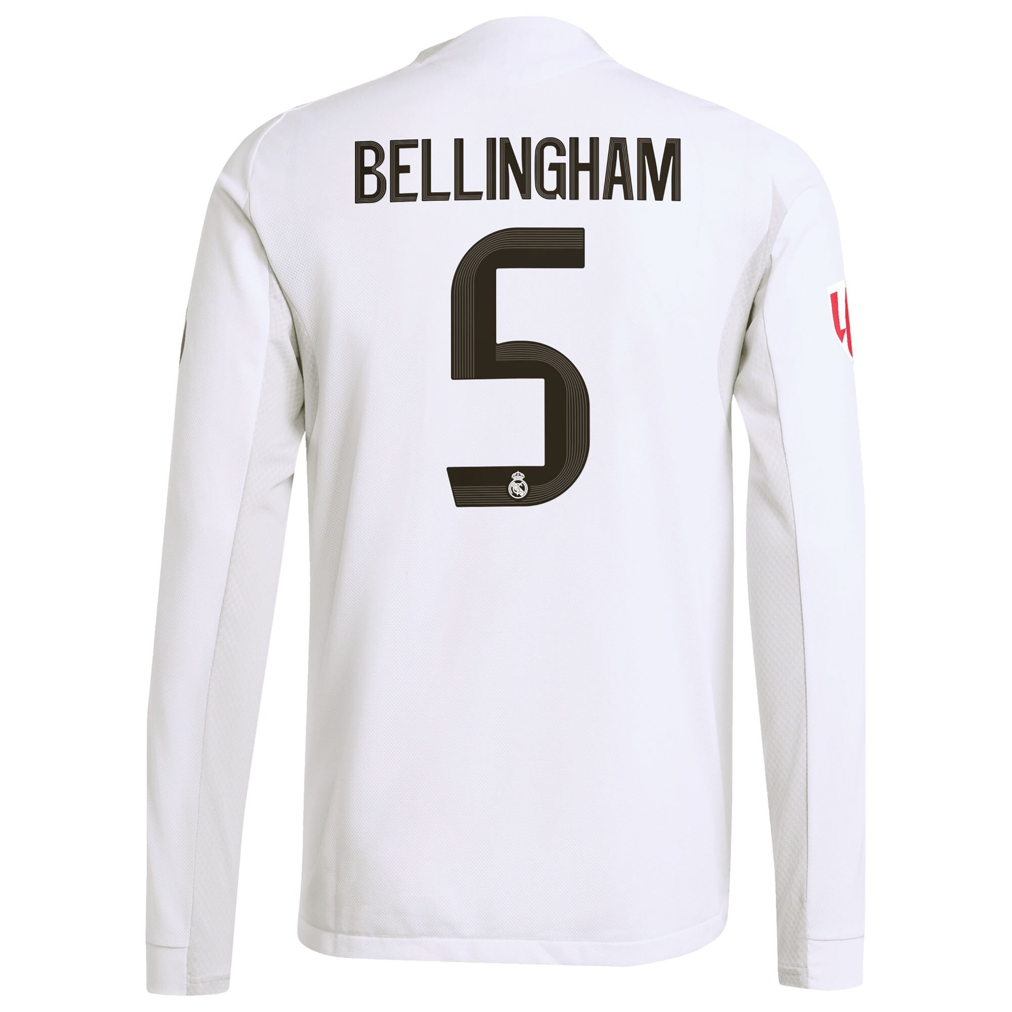 Jude Bellingham Real Madrid Selfika 2025/26 Home Long Sleeve Jersey - White