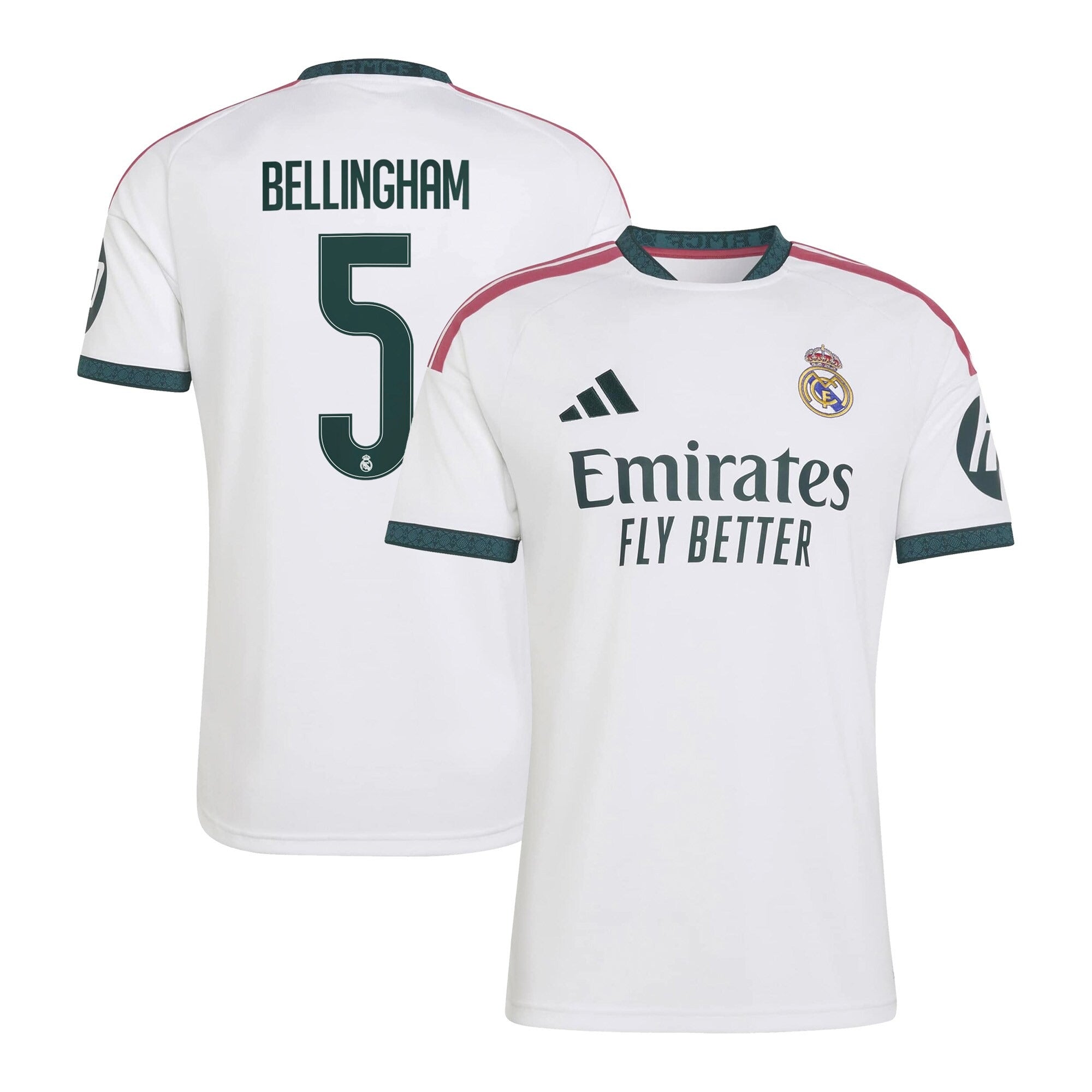 Jude Bellingham Real Madrid adidas 2026/27 Home  Jersey - White