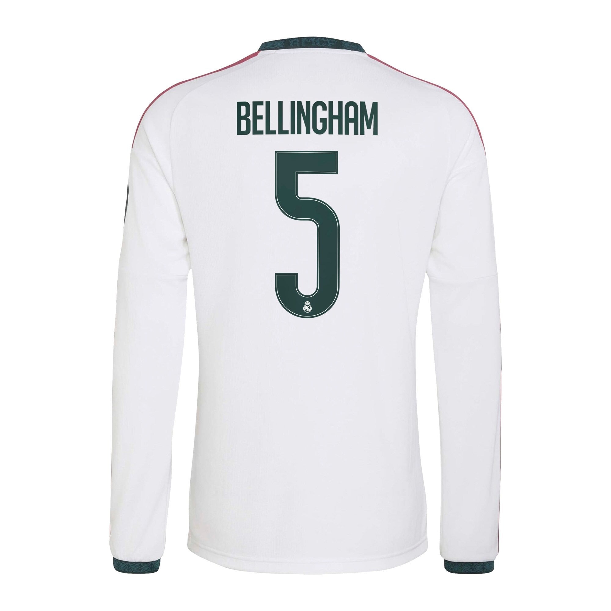 Jude Bellingham Real Madrid adidas 2026/27 Home  Long Sleeve Jersey - White