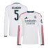 Jude Bellingham Real Madrid adidas 2026/27 Home  Long Sleeve Jersey - White