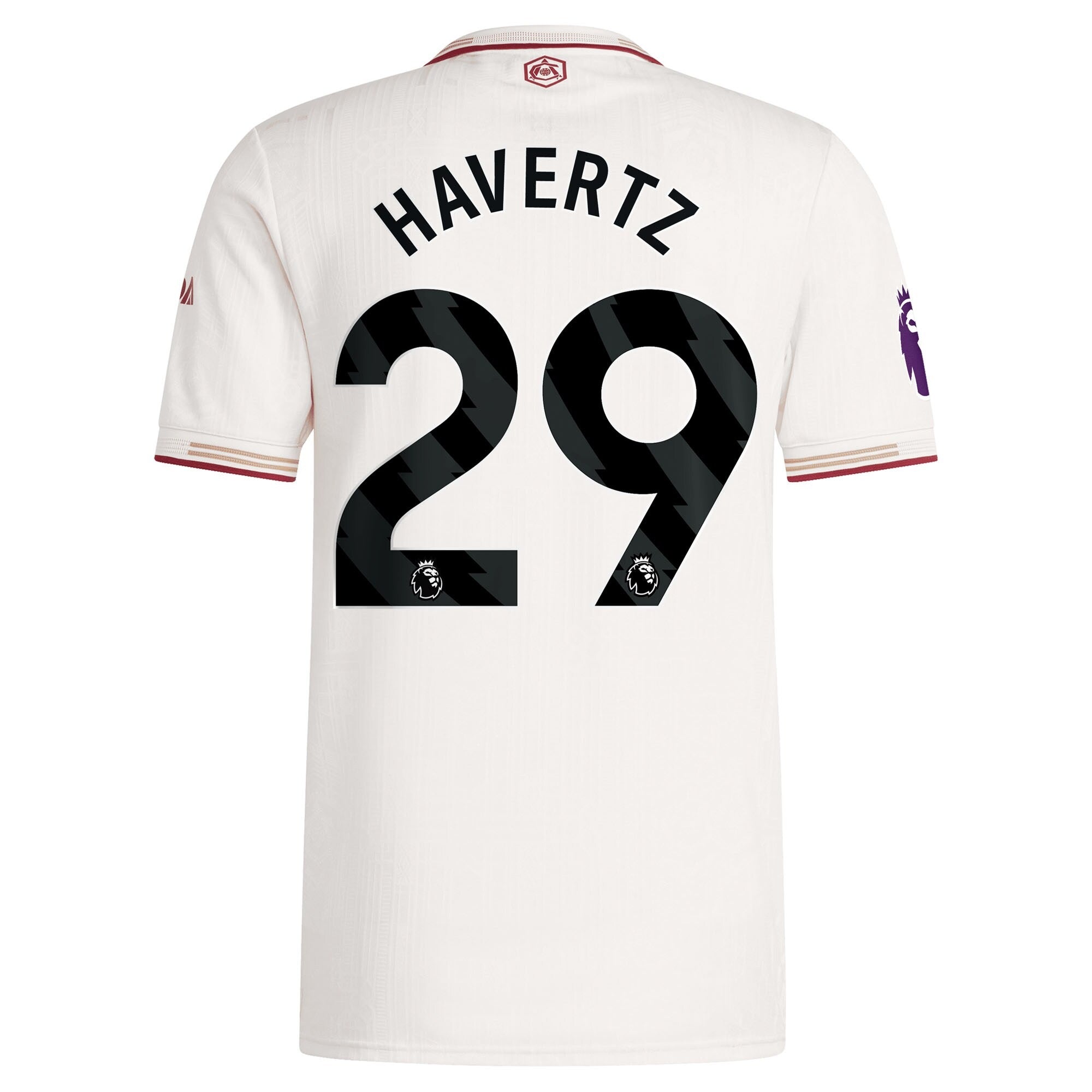 Kai Havertz Arsenal Selfika 2025/26 Third Player Jersey - White