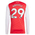 Kai Havertz Arsenal Selfika 2025/26 Home Long Sleeve Player Jersey - Red