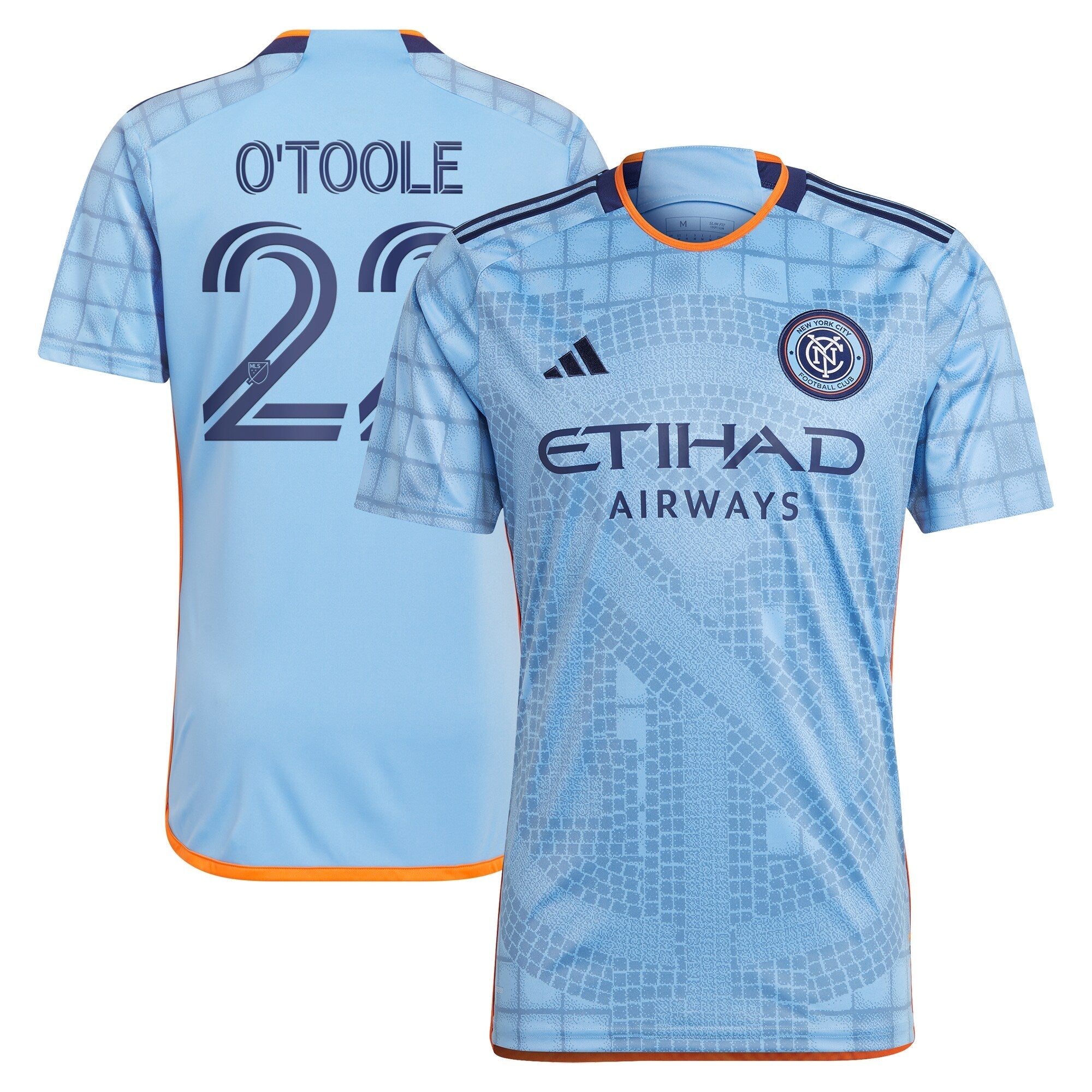 Kevin O'Toole New York City FC - 2024 The Interboro Kit Player Jersey – Light Blue