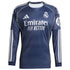 Kylian Mbappé Real Madrid Selfika 2025/26 Away Long Sleeve Player Jersey - Blue