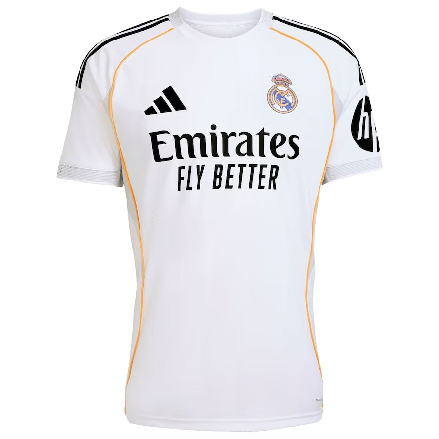 Kylian Mbappé Real Madrid adidas 2025/26 Home Player Jersey - White - Jersey Teams World
